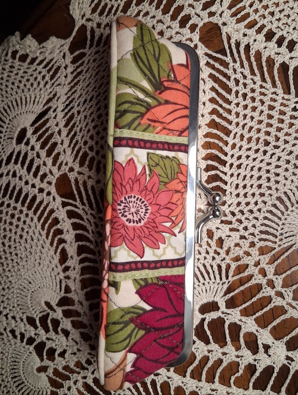 Vera Bradley Floral Print Kisslock